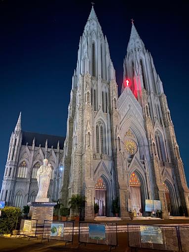 St Philomenas Church Mysore cabs
